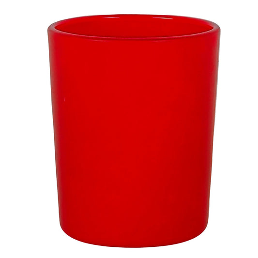 100ml - Mónaco Vaso de vidrio para velas - Rojo Tinto Mate - Candle Craft