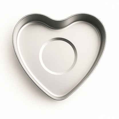 100pzas - Lata de Aluminio en Forma de Corazón para Velas de Té – Vasos para Velas Artesanales - Candle Craft