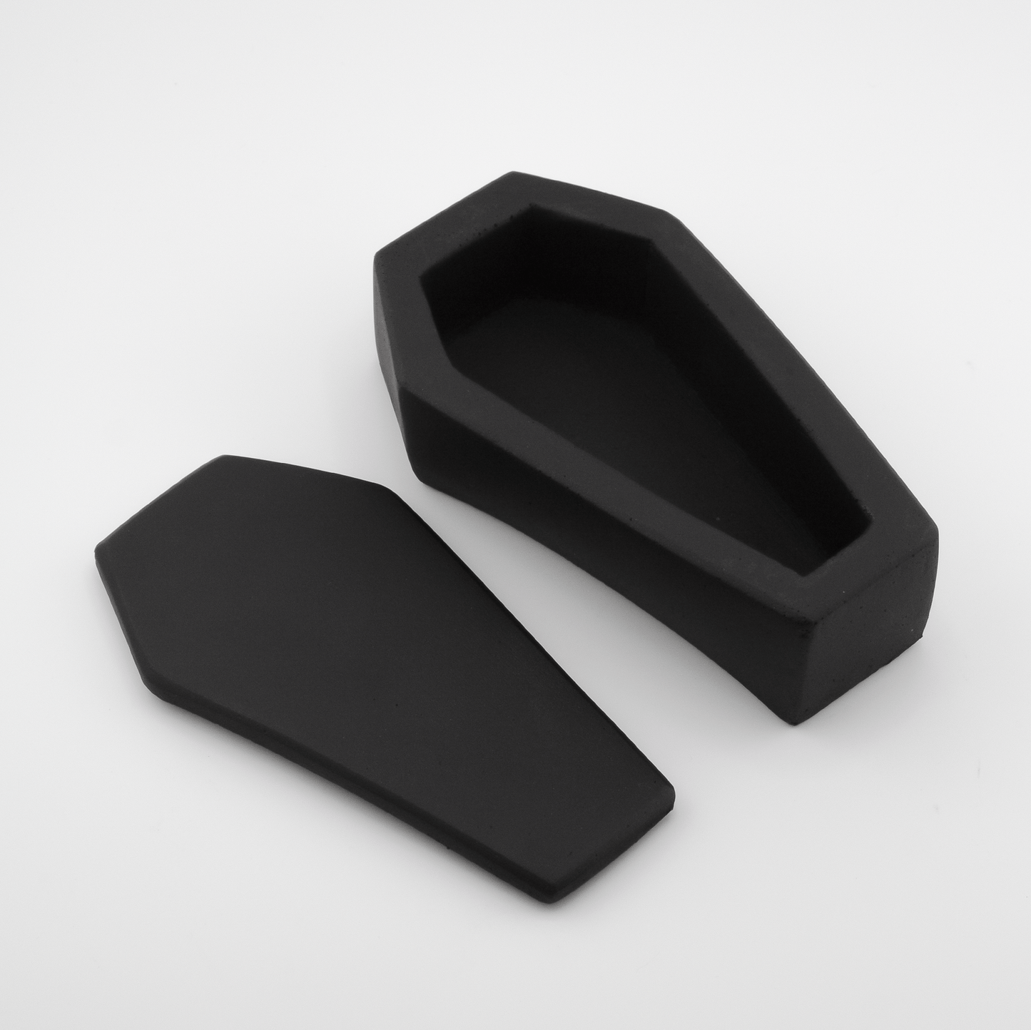 110ml - Colección Hechizo - Ataúd de Concreto para Velas - Negro (Edición Especial de Halloween) - Candle Craft