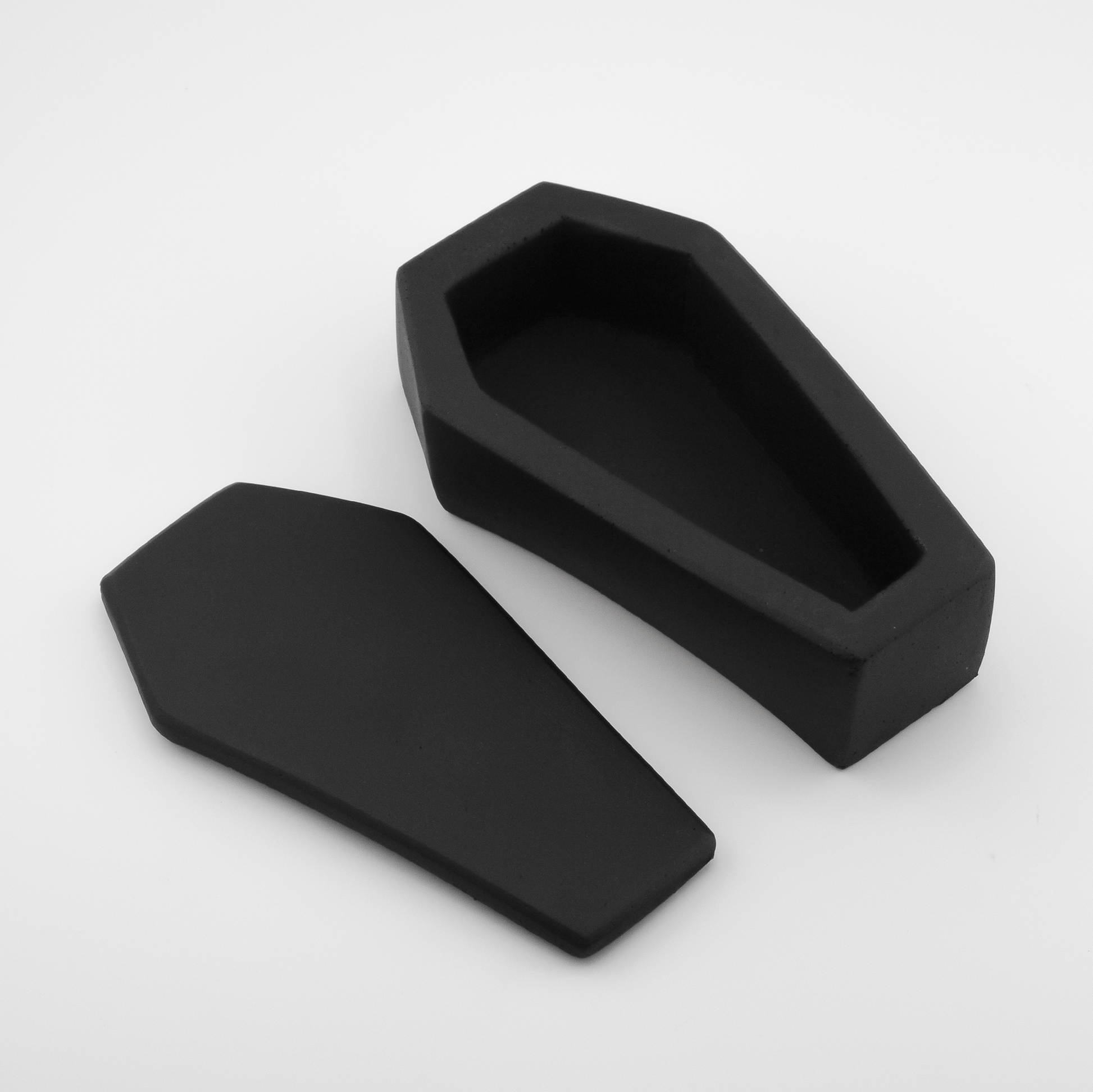 110ml - Colección Hechizo - Ataúd de Concreto para Velas - Negro (Edición Especial de Halloween) - Candle Craft