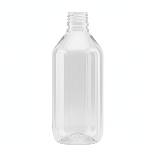 120ml Botella de Plástico PET - Rosca R-24 - Transparente - Candle Craft