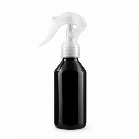 120ml - Botella para Room Spray - Recipiente para Spray Aromatizante para Casa – Disparo Brisa - Ámbar Oscuro / Transparente - Candle Craft