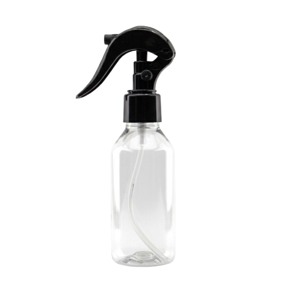 120ml – Botella para Room Spray - Recipiente para Spray Aromatizante para Casa – Disparo Brisa - Transparente / Negro - Candle Craft