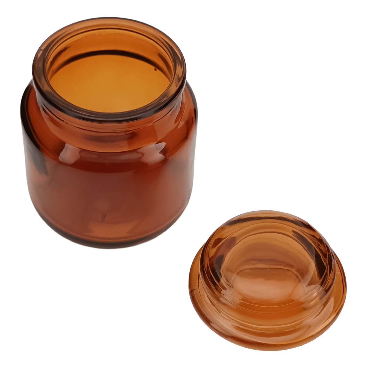 120ml – Siena Vaso Cilíndrico de Vidrio para Velas - Ámbar Transparente - Inspirado en Vasos de Yankee Candle ® – Transparente - Candle Craft