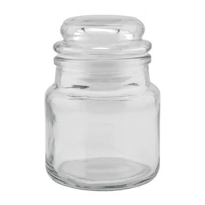 120ml – Siena Vaso Cilíndrico de Vidrio para Velas - Inspirado en Vasos de Yankee Candle ® – Transparente - Candle Craft