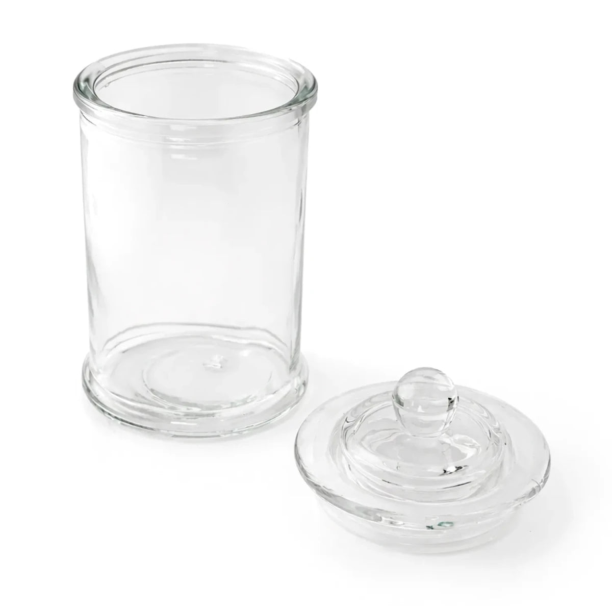 120ml – Siena Vaso Cilíndrico de Vidrio para Velas - Inspirado en Vasos de Yankee Candle ® – Transparente - Candle Craft