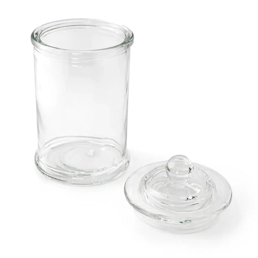 120ml – Siena Vaso Cilíndrico de Vidrio para Velas - Inspirado en Vasos de Yankee Candle ® – Transparente - Candle Craft