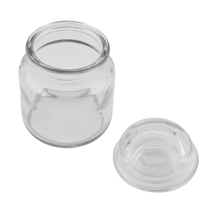 120ml – Siena Vaso Cilíndrico de Vidrio para Velas - Inspirado en Vasos de Yankee Candle ® – Transparente - Candle Craft