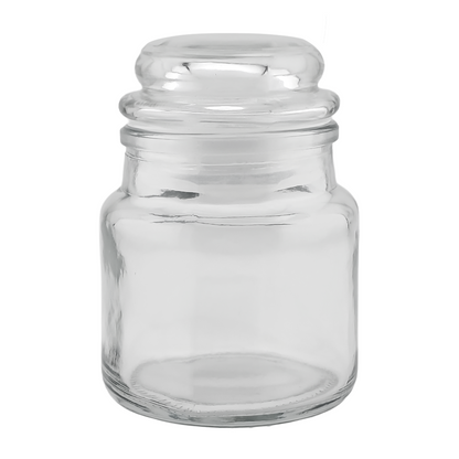 120ml – Siena Vaso Cilíndrico de Vidrio para Velas - Inspirado en Vasos de Yankee Candle ® – Transparente