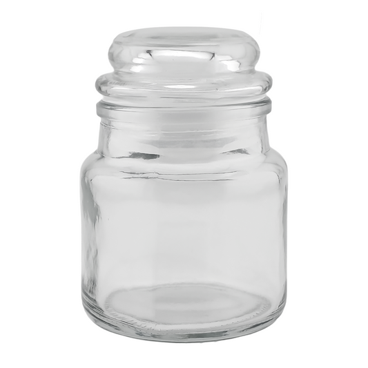 120ml – Siena Vaso Cilíndrico de Vidrio para Velas - Inspirado en Vasos de Yankee Candle ® – Transparente