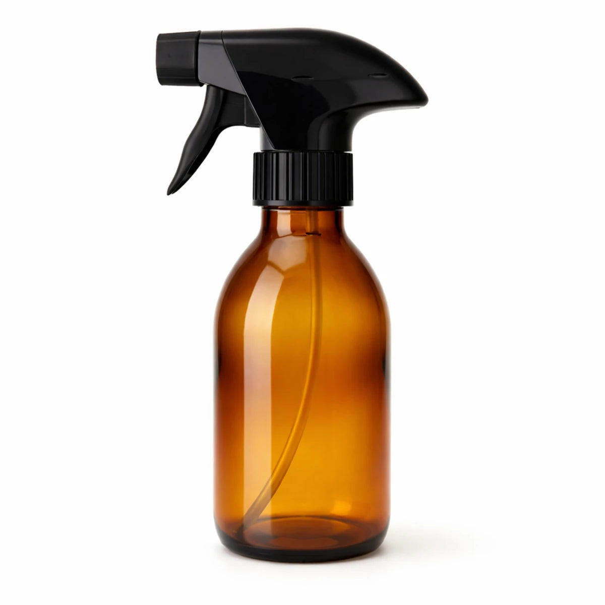 125ml - Botella de Vidrio para Room Spray - Recipiente para Spray Aromatizante para Casa – Disparo Brisa - Ámbar / Negro - Candle Craft