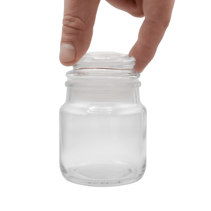 130ml – Boston Vaso Cilíndrico de Vidrio para Velas - Inspidado en Vasos de Yankee Candle® – Transparente - Candle Craft