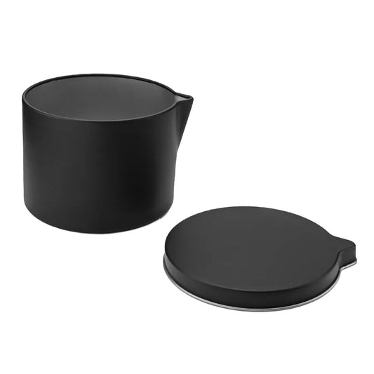 130ml - Tokio Lata de Aluminio Metal Recto para Velas de Masaje - Negro Mate - Candle Craft