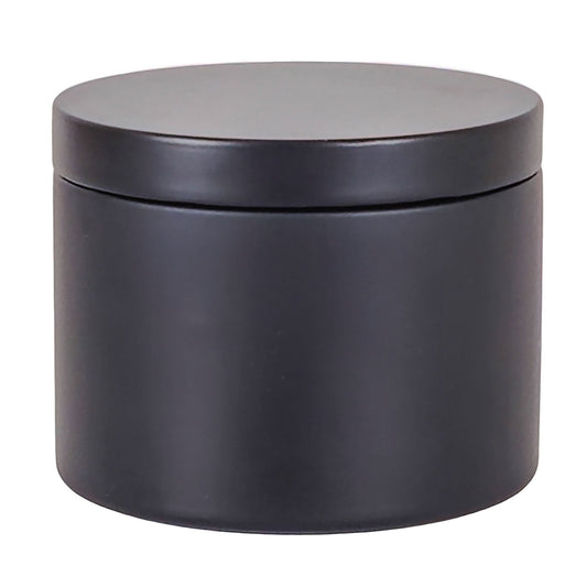 130ml - Tokio Lata de Aluminio Recto para velas - Negro Mate - Candle Craft