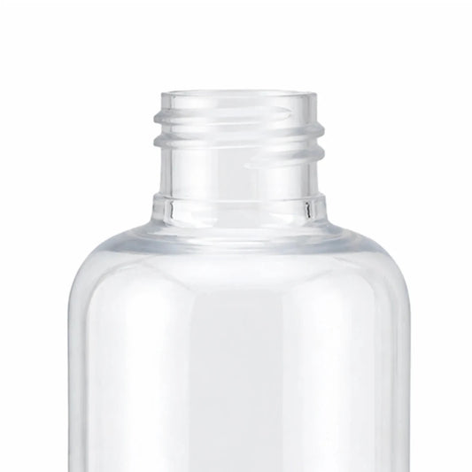 140ml Botella de Plástico Redondo PET - Rosca R-24 - Transparente - Candle Craft