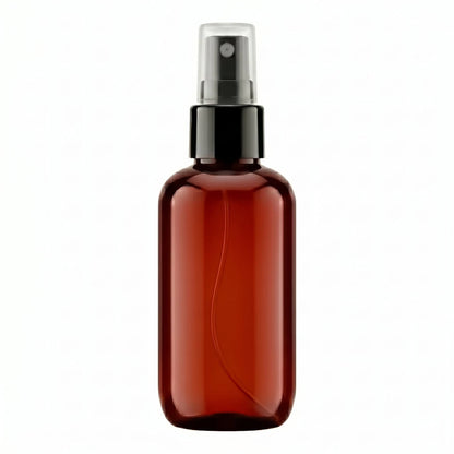 140ml Botella para Room Spray Con Atomizador Fino- Recipiente para Spray Aromatizante para Casa – Disparo Claro - Ámbar / Negro - Candle Craft