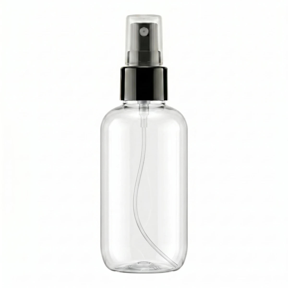 140ml Botella para Room Spray Con Atomizador Fino- Recipiente para Spray Aromatizante para Casa – Disparo Claro - Transparente / Negro - Candle Craft