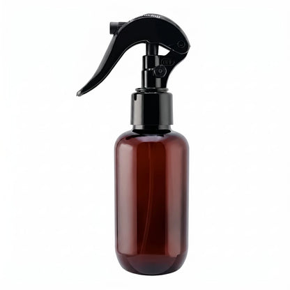 140ml Botella para Room Spray - Recipiente para Spray Aromatizante para Casa – Disparo Brisa - Ámbar / Negro - Candle Craft