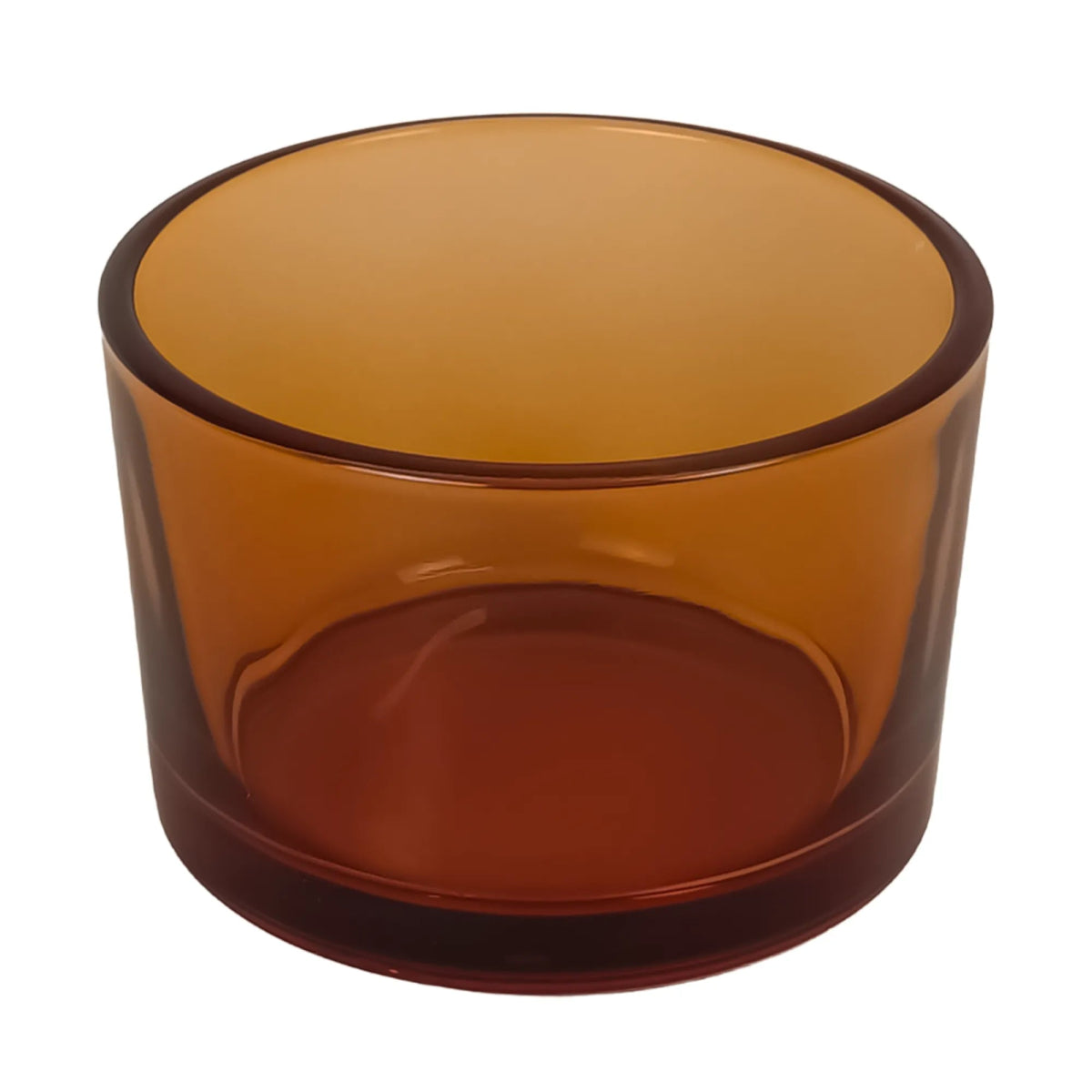 140ml - Mónaco Vaso de vidrio para velas - Frasco Ámbar Transparente - Candle Craft