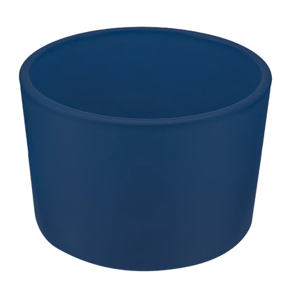 140ml - Mónaco Vaso de vidrio para velas - Frasco Azul Nocturno - Mate - Candle Craft