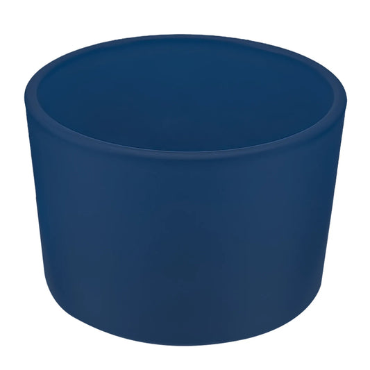 140ml - Mónaco Vaso de vidrio para velas - Frasco Azul Nocturno - Mate - Candle Craft