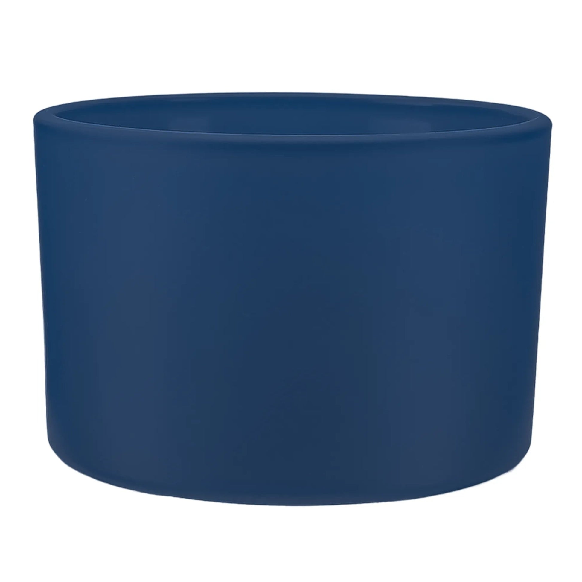 140ml - Mónaco Vaso de vidrio para velas - Frasco Azul Nocturno - Mate - Candle Craft