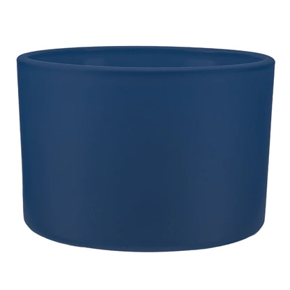 140ml - Mónaco Vaso de vidrio para velas - Frasco Azul Nocturno - Mate - Candle Craft