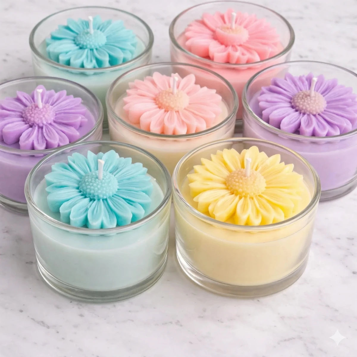 140ml - Mónaco Vaso de vidrio para velas - Frasco Cristal Transparente - Candle Craft