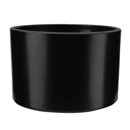 140ml - Mónaco Vaso de vidrio para velas - Frasco Negro Mate - Candle Craft