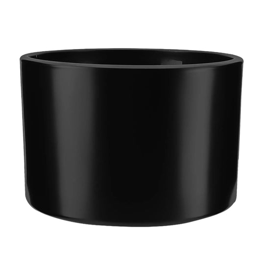 140ml - Mónaco Vaso de vidrio para velas - Frasco Negro Mate - Candle Craft