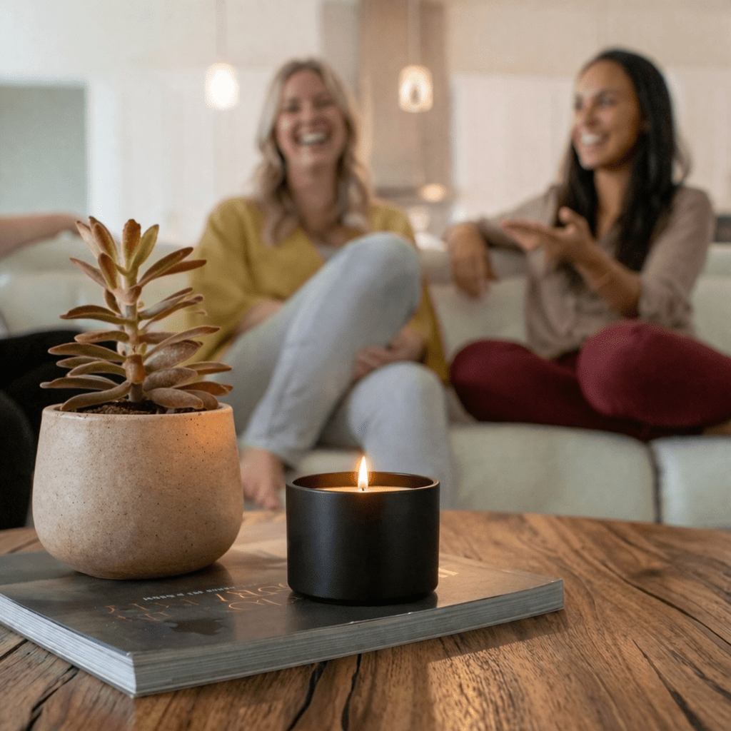 140ml - Mónaco Vaso de vidrio para velas - Frasco Negro Mate - Candle Craft