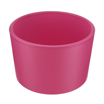 140ml - Mónaco Vaso de vidrio para velas - Frasco Rosa Flamingo Fuerte - Mate - Candle Craft