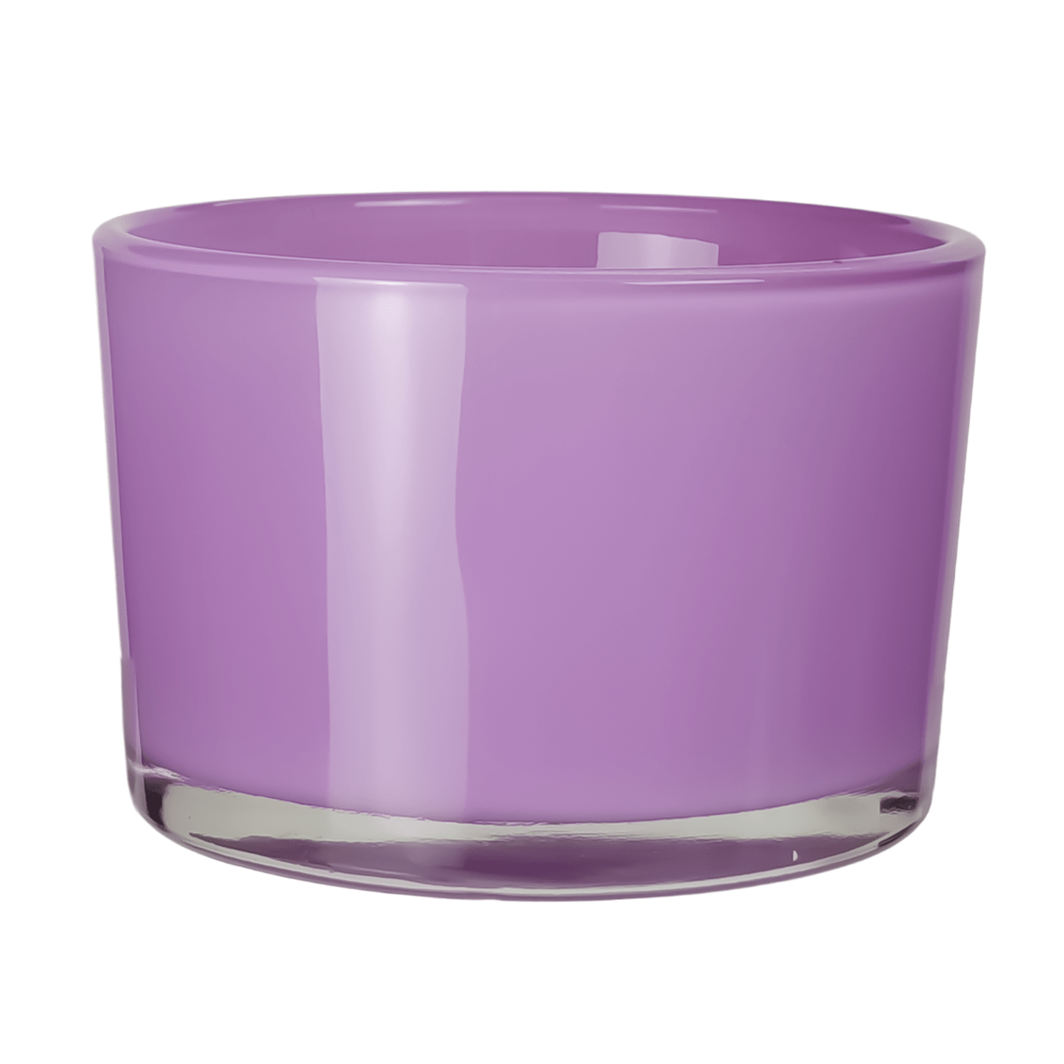 140ml - Mónaco Vaso de vidrio para velas - Morado Brillante - Candle Craft