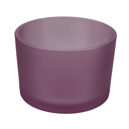 140ml - Mónaco Vaso de vidrio para velas - Morado / Fucsia - Candle Craft