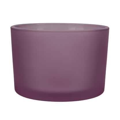 140ml - Mónaco Vaso de vidrio para velas - Morado / Fucsia - Candle Craft