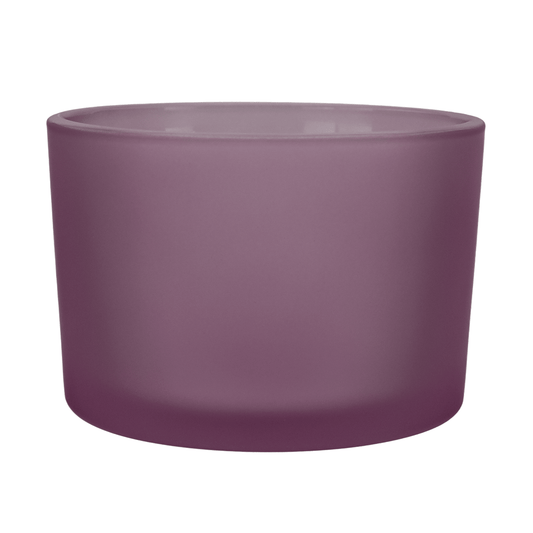 140ml - Mónaco Vaso de vidrio para velas - Morado / Fucsia - Candle Craft