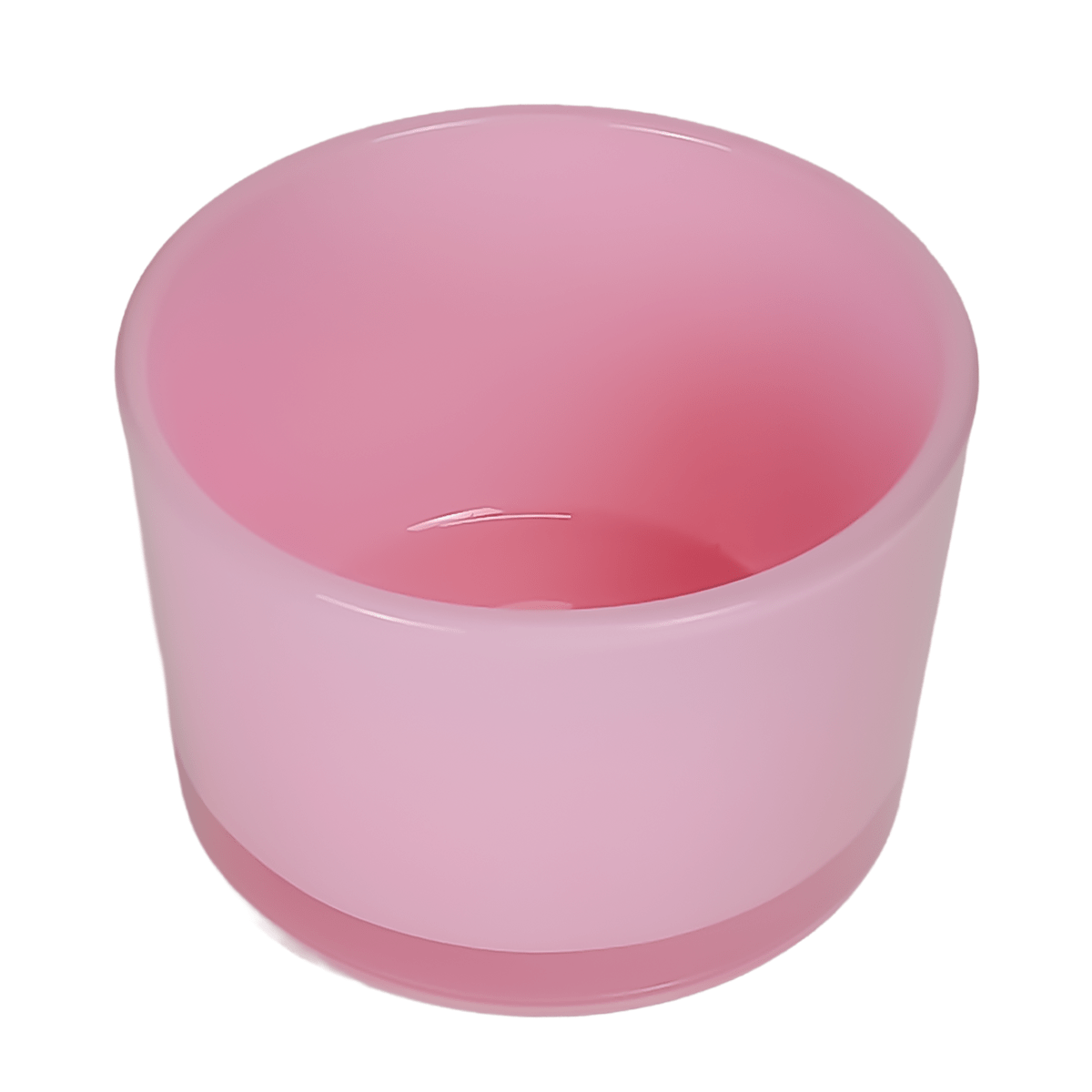 140ml - Mónaco Vaso de vidrio para velas - Rosa Claro Brillante - Candle Craft