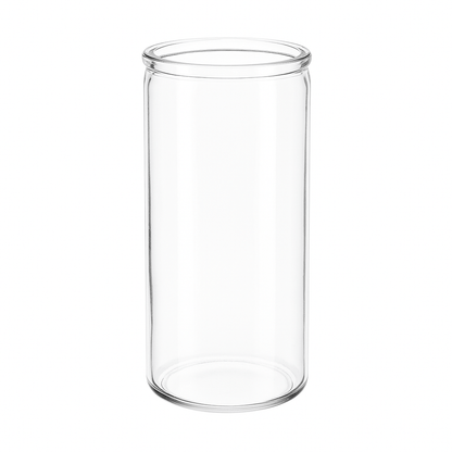 1500ml - Vaso para Veladora Jumbo - Vaso de vidrio para Velas - Transparente - Jumbo 1.5 Litros - Candle Craft