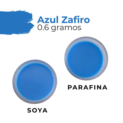 Colorante Sólido para Velas - Tinte en Escamas de Alta Concentración – Color: Azul Zafiro