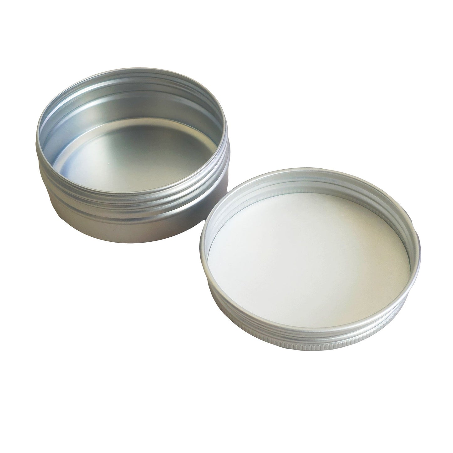 15ml - La Paz Pomadera de Aluminio - Lata de Aluminio - Plata - Candle Craft