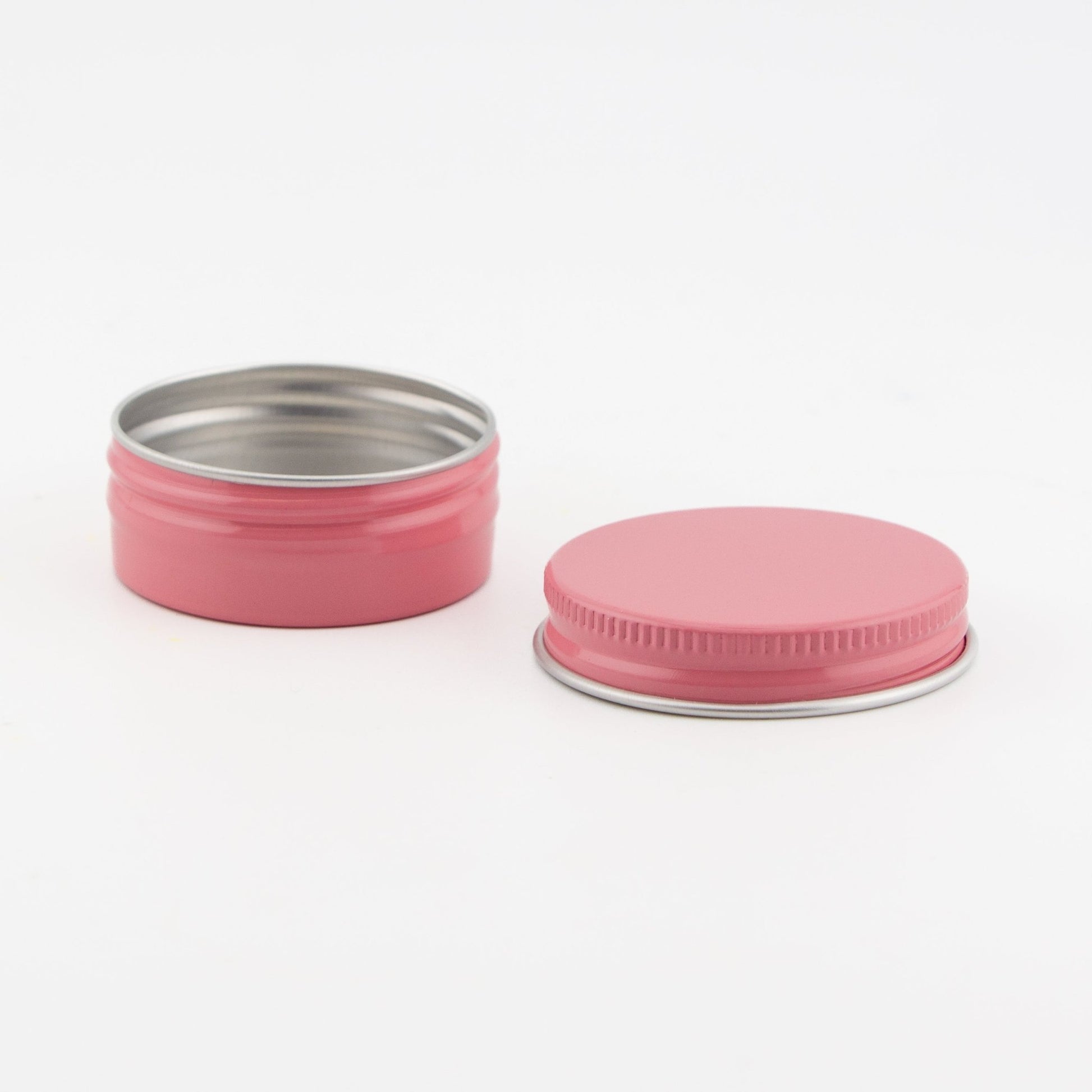 15ml - La Paz Pomadera Lata de Aluminio - Lata de Aluminio - Rosa Pastel - Candle Craft