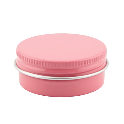 15ml - La Paz Pomadera Lata de Aluminio - Lata de Aluminio - Rosa Pastel - Candle Craft