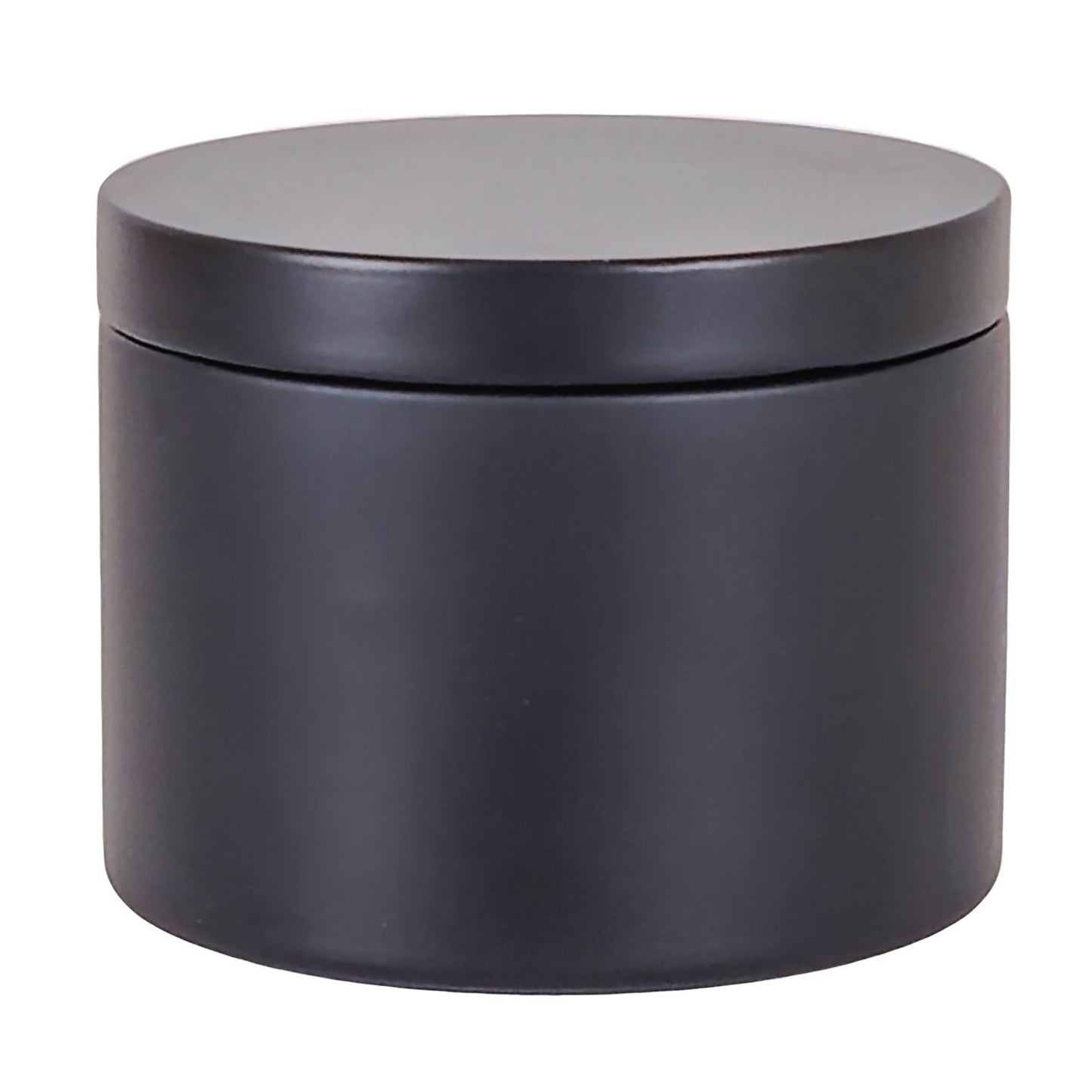 130ml - Tokio Lata de Aluminio Recto para velas - Negro Mate