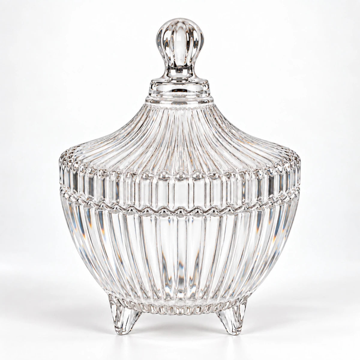 170ml - Cannes Vaso de lujo de vidrio para velas - Frasco Transparente - Candle Craft