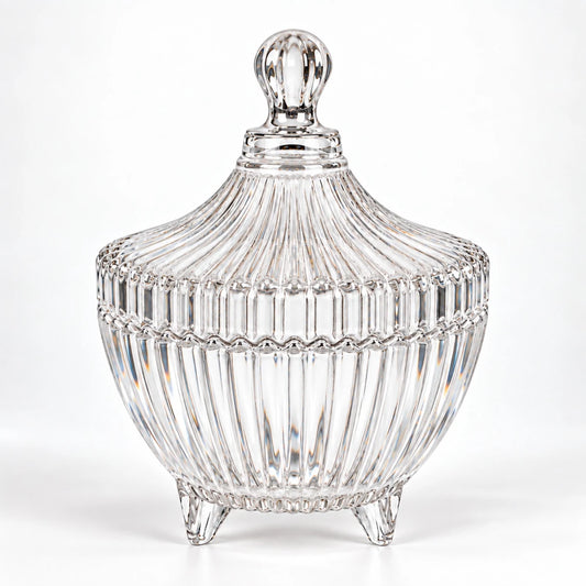 170ml - Cannes Vaso de lujo de vidrio para velas - Frasco Transparente - Candle Craft