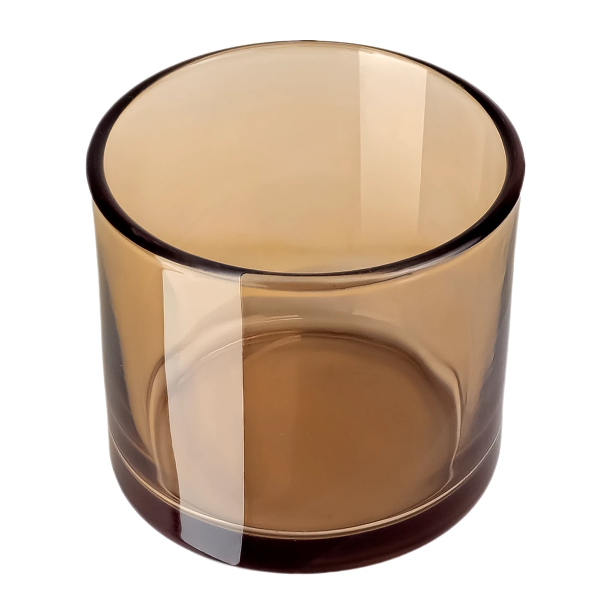 170ml - Mónaco Vaso de vidrio para velas - Frasco Ámbar Transparente - Candle Craft
