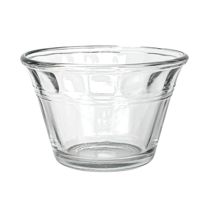 170ml - Mónaco Vaso de vidrio para velas - Frasco Ancho Tipo Bowl Bol Flanera - Cristal Transparente - Candle Craft