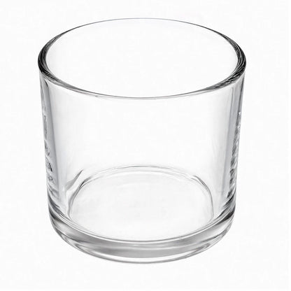 170ml - Mónaco Vaso de vidrio para velas - Frasco Cristal Transparente - Candle Craft