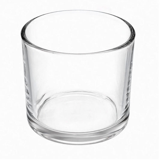 170ml - Mónaco Vaso de vidrio para velas - Frasco Cristal Transparente - Candle Craft