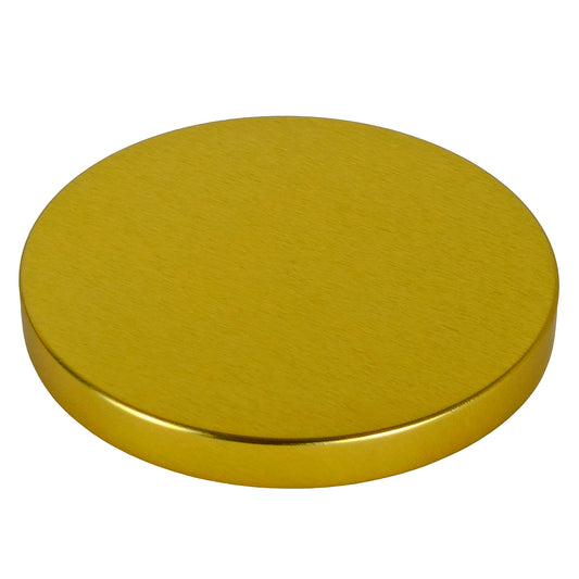 Tapa de Aluminio M para vasos de velas - Dorado
